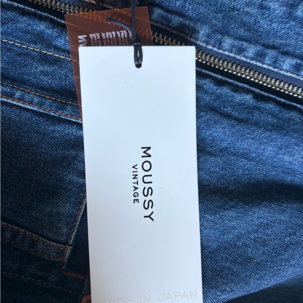 Moussy Dark Blue Denim Jean Jacket - Picture 4 of 7
